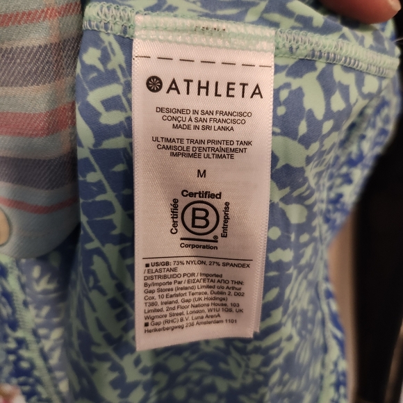 Athleta Ultimate Train Racerback Tank Size M - Picture 5 of 5